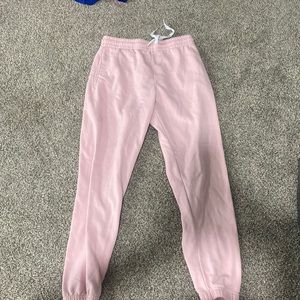 pink sweatpants